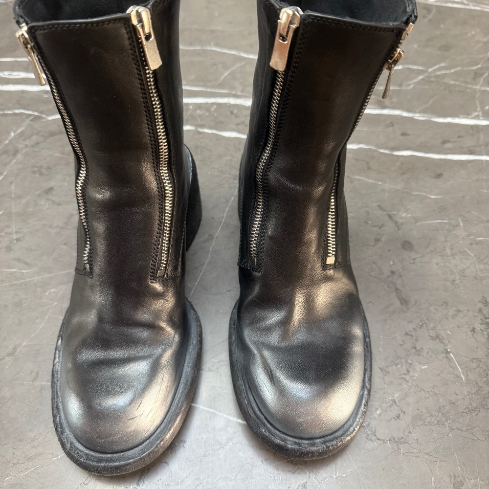 Officine Creative Chunky Ombre Metallic Boots Size 37